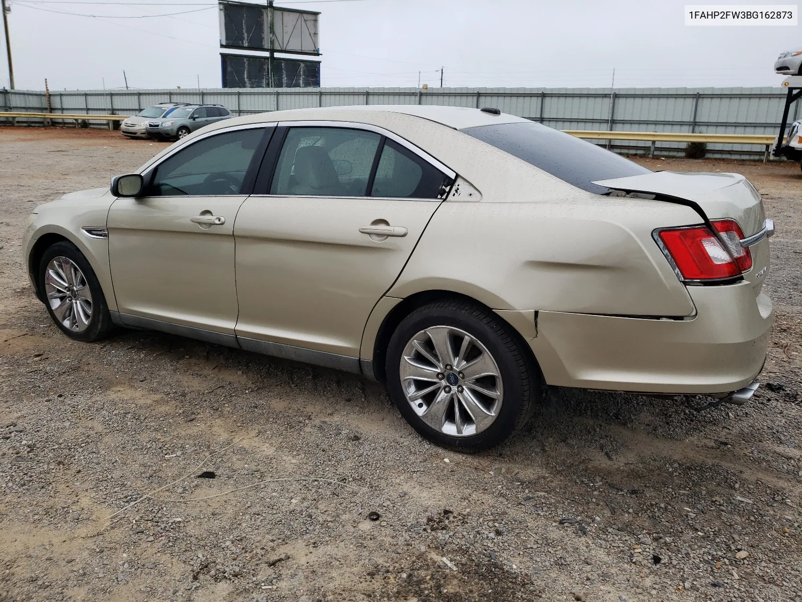 2011 Ford Taurus Limited VIN: 1FAHP2FW3BG162873 Lot: 65841694