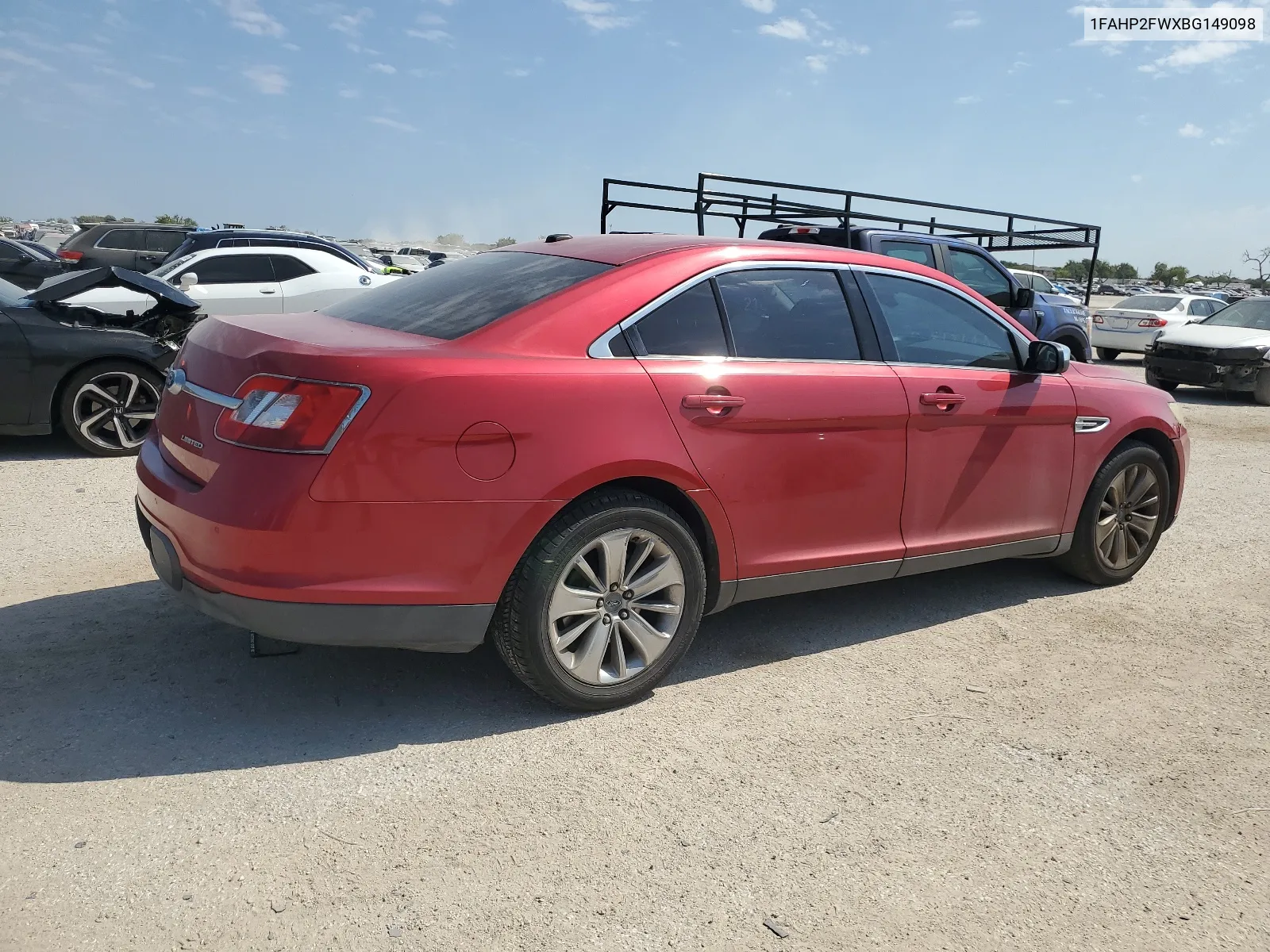 2011 Ford Taurus Limited VIN: 1FAHP2FWXBG149098 Lot: 66299494