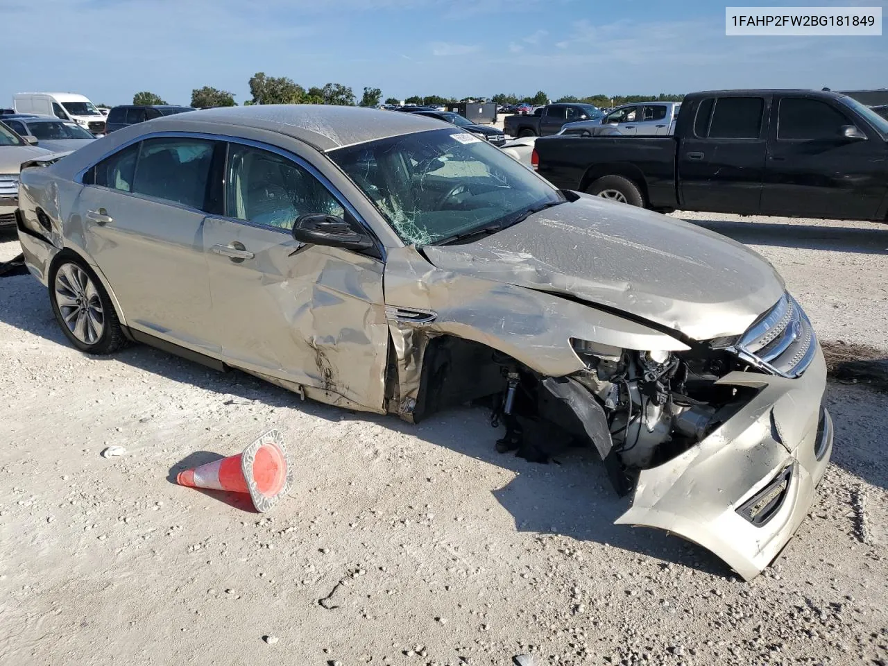 2011 Ford Taurus Limited VIN: 1FAHP2FW2BG181849 Lot: 66909243