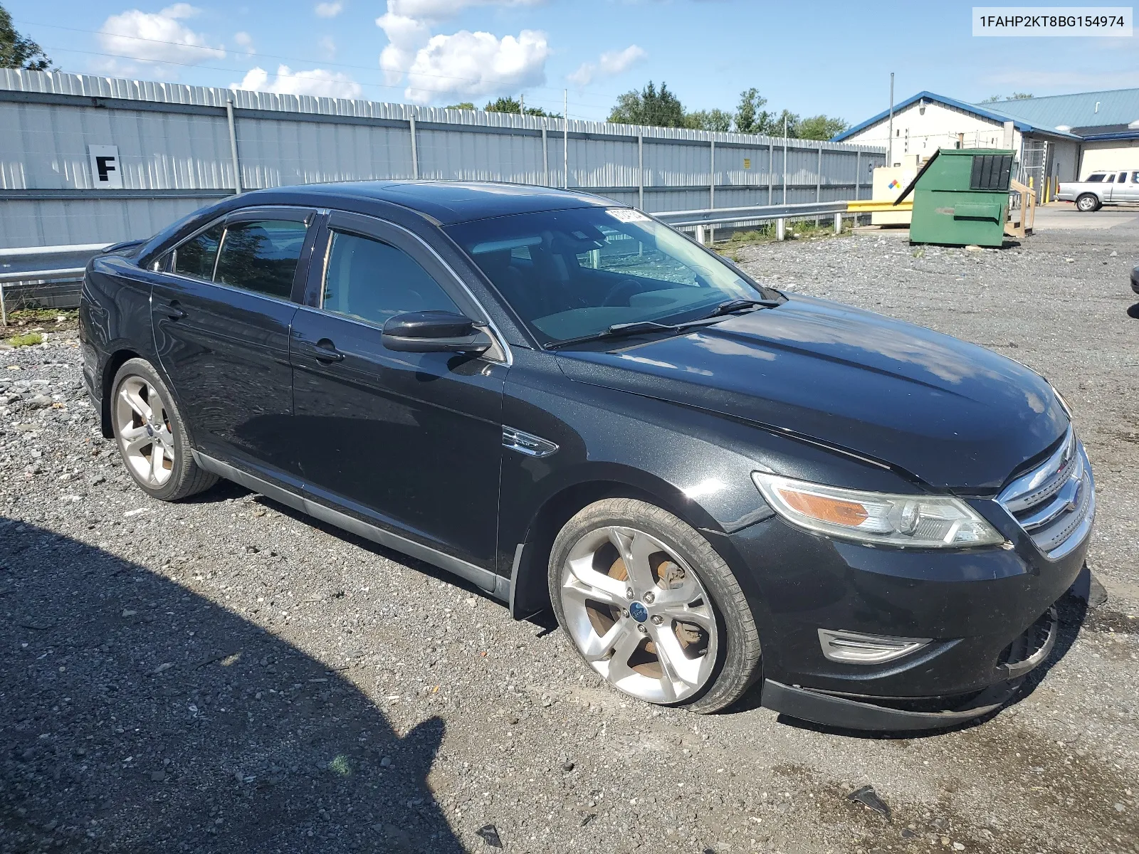 1FAHP2KT8BG154974 2011 Ford Taurus Sho