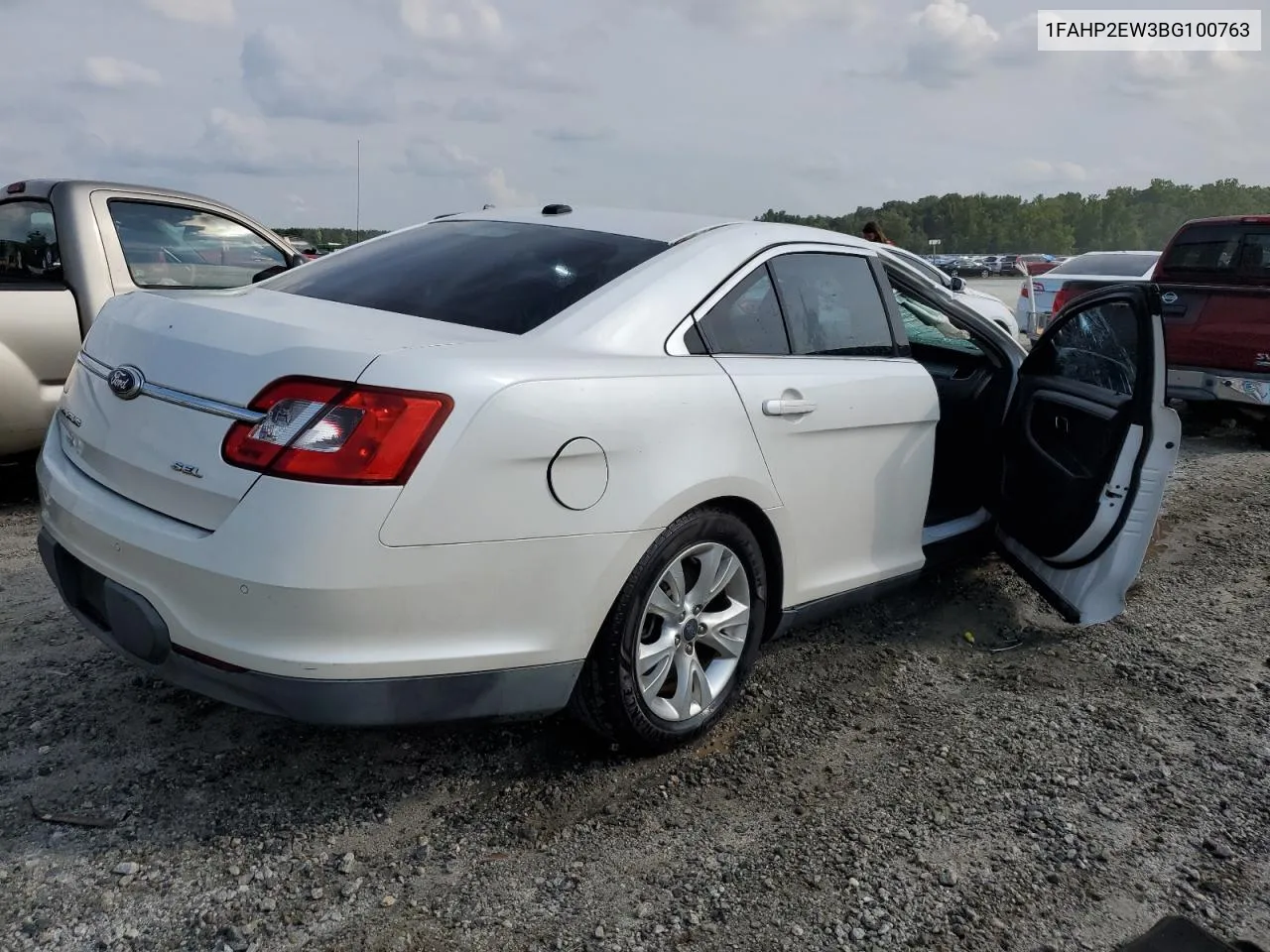 2011 Ford Taurus Sel VIN: 1FAHP2EW3BG100763 Lot: 67274014