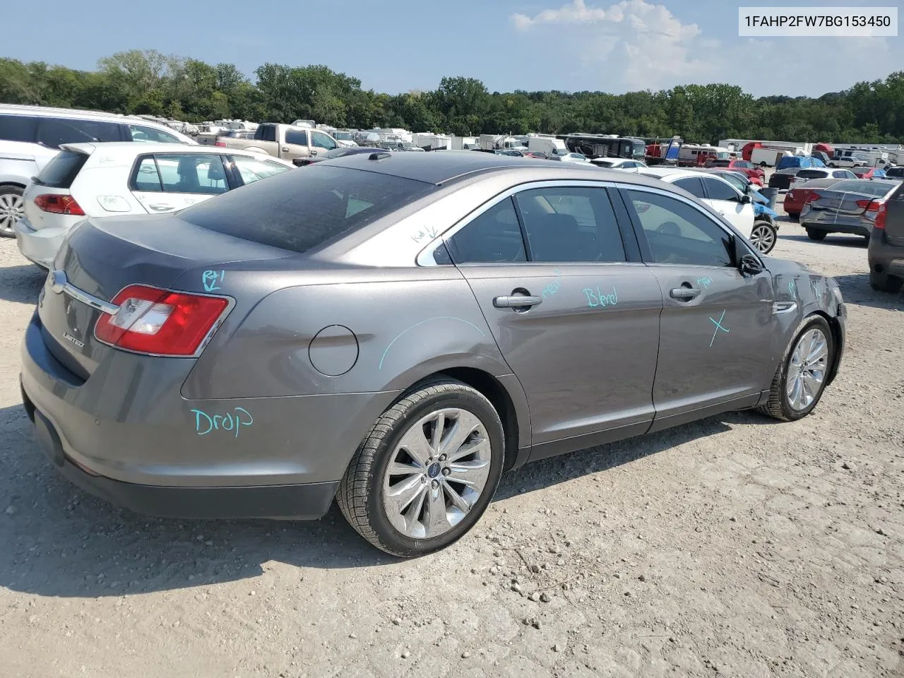 2011 Ford Taurus Limited VIN: 1FAHP2FW7BG153450 Lot: 69096024