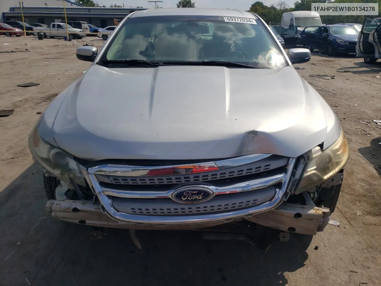 2011 Ford Taurus Sel VIN: 1FAHP2EW1BG134278 Lot: 69372034