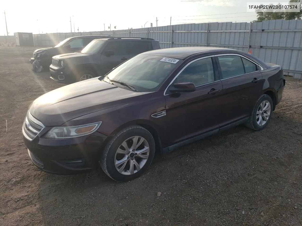 2011 Ford Taurus Sel VIN: 1FAHP2EW2BG107574 Lot: 70218324