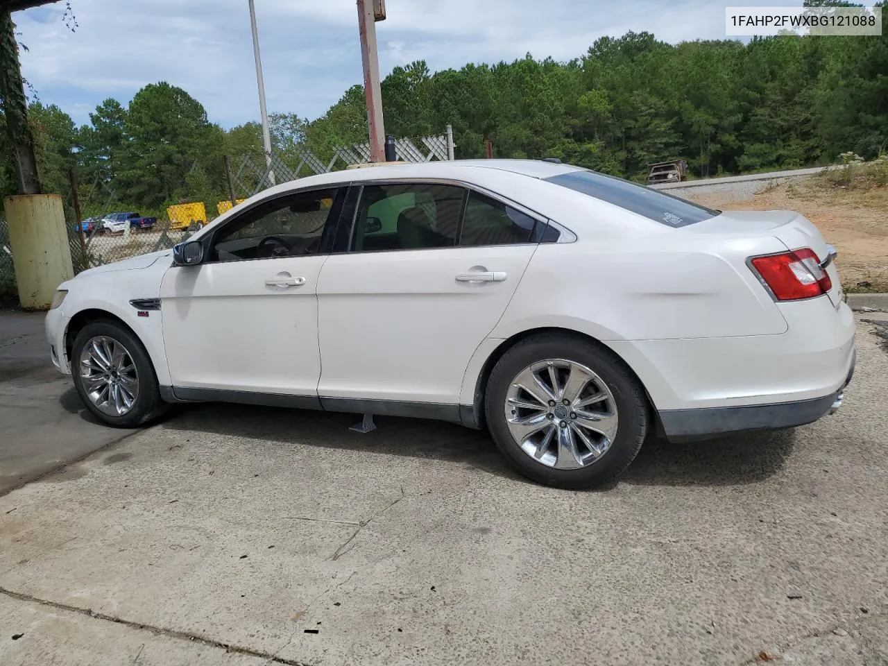 2011 Ford Taurus Limited VIN: 1FAHP2FWXBG121088 Lot: 70341684