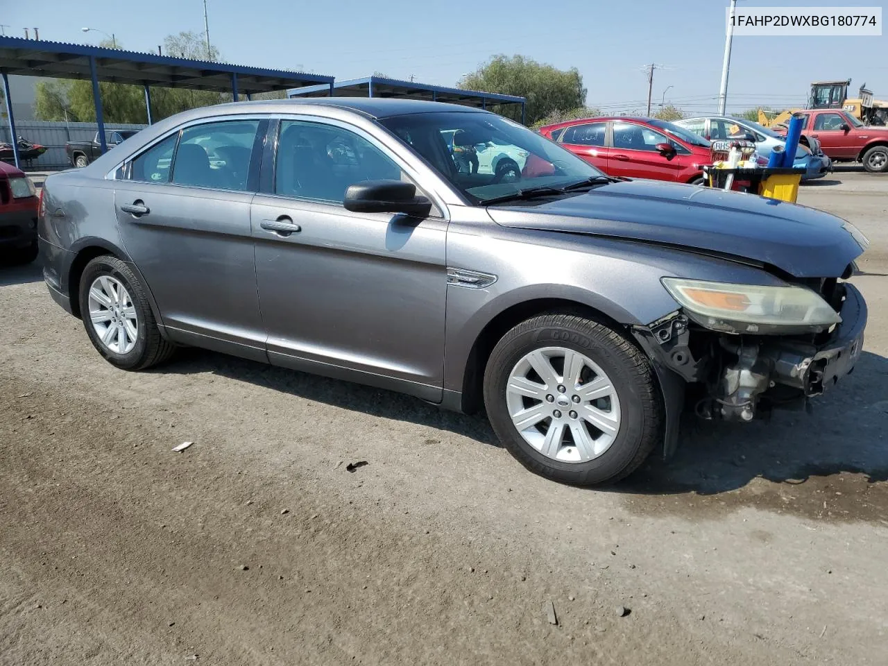 1FAHP2DWXBG180774 2011 Ford Taurus Se