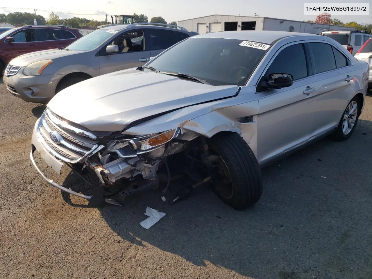 2011 Ford Taurus Sel VIN: 1FAHP2EW6BG189972 Lot: 71422394