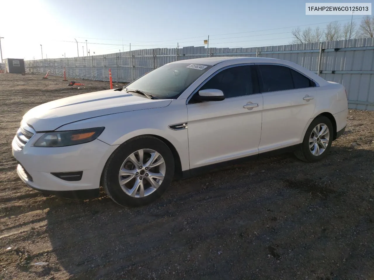 2012 Ford Taurus Sel VIN: 1FAHP2EW6CG125013 Lot: 50599244