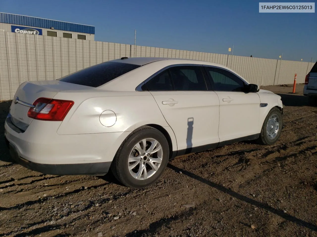 2012 Ford Taurus Sel VIN: 1FAHP2EW6CG125013 Lot: 50599244