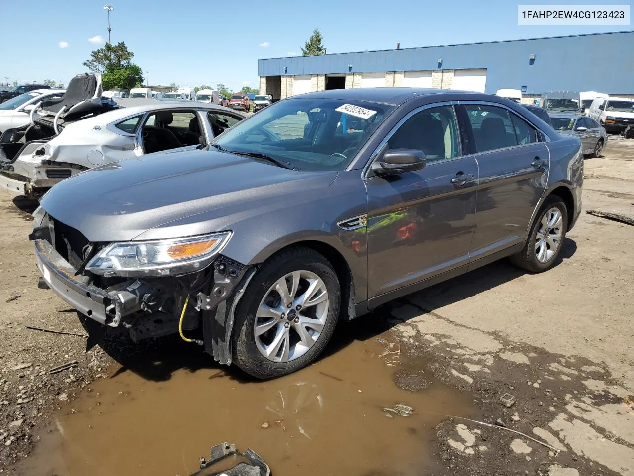 2012 Ford Taurus Sel VIN: 1FAHP2EW4CG123423 Lot: 54202984