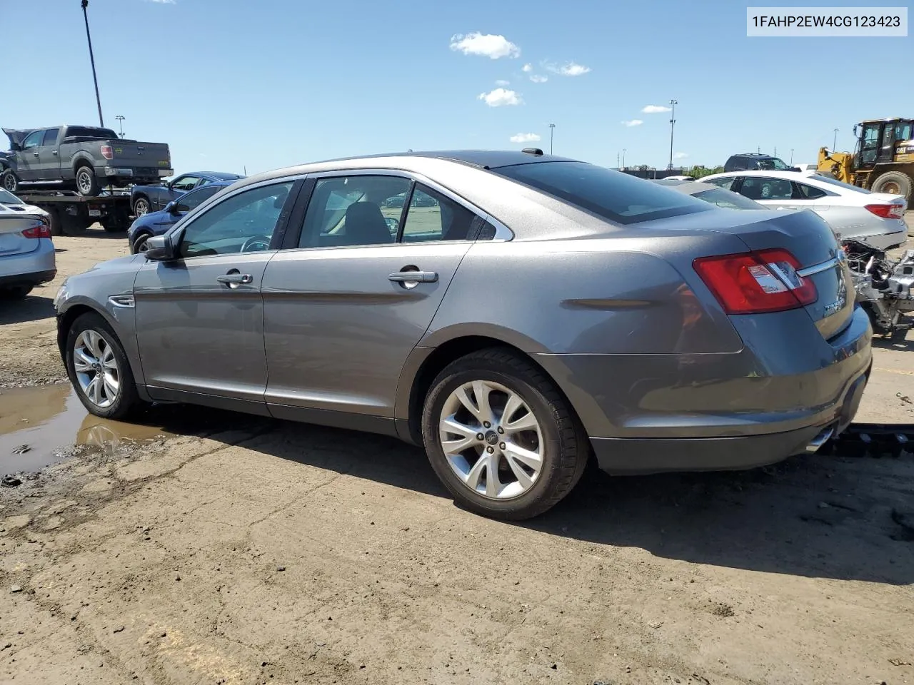 2012 Ford Taurus Sel VIN: 1FAHP2EW4CG123423 Lot: 54202984