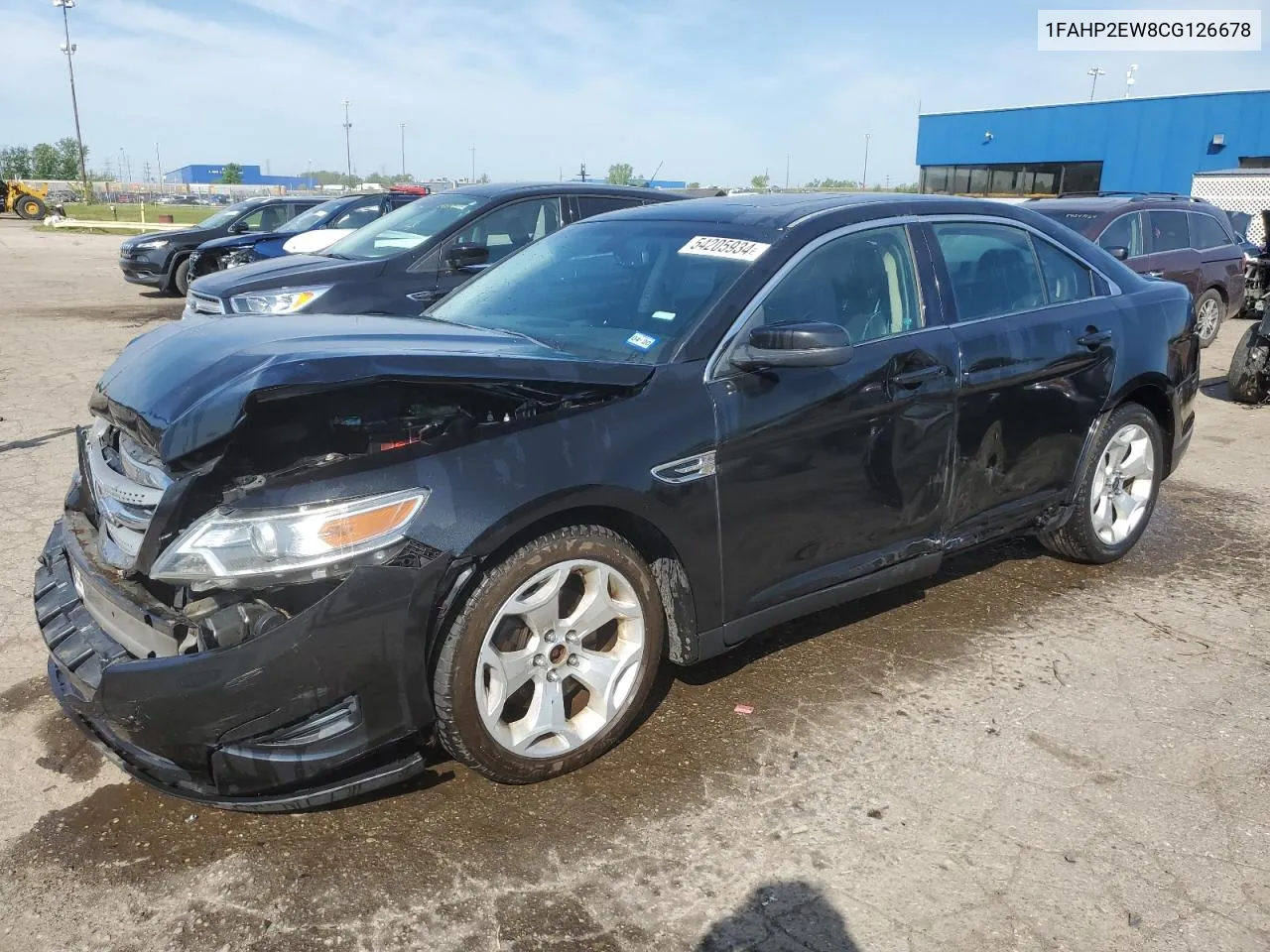 2012 Ford Taurus Sel VIN: 1FAHP2EW8CG126678 Lot: 54205934