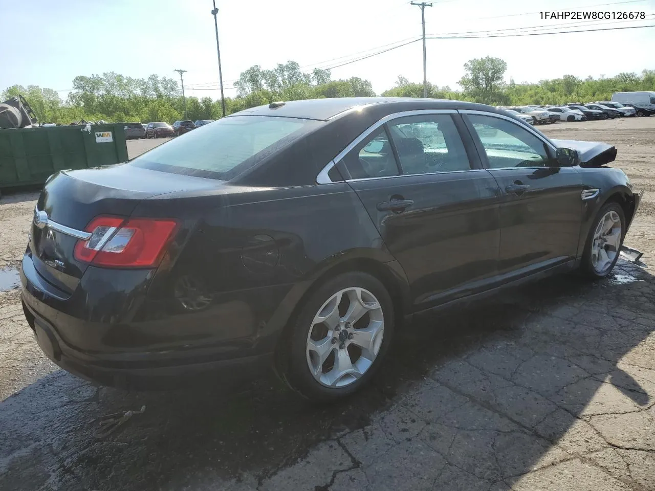 2012 Ford Taurus Sel VIN: 1FAHP2EW8CG126678 Lot: 54205934