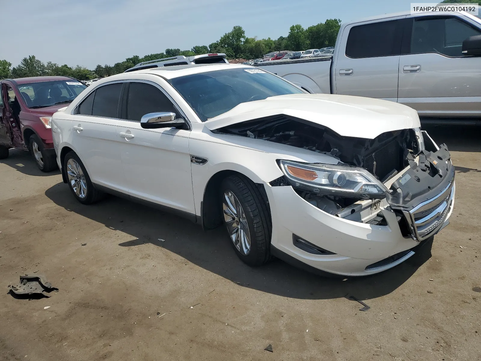 2012 Ford Taurus Limited VIN: 1FAHP2FW6CG104192 Lot: 56721354