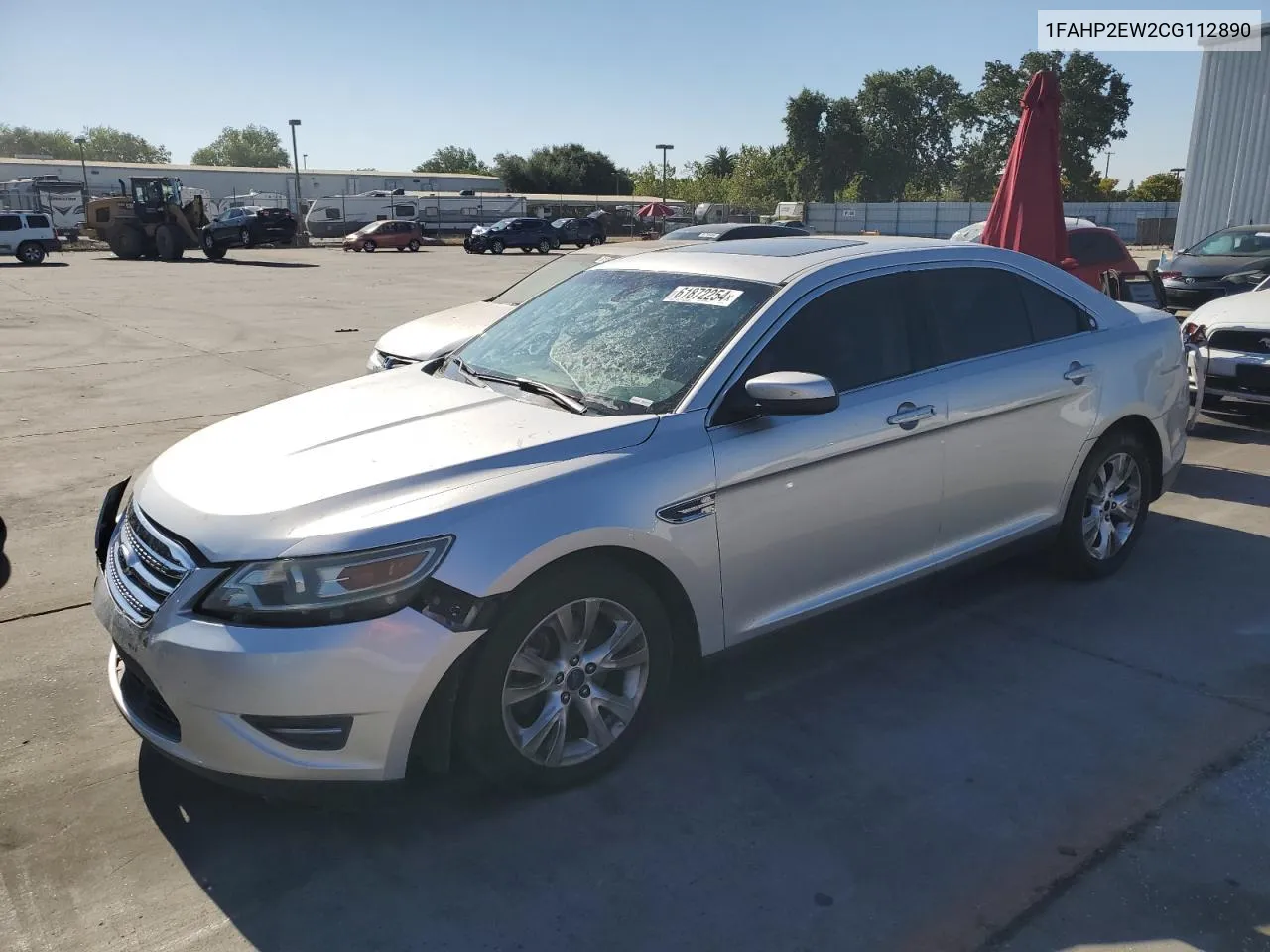 2012 Ford Taurus Sel VIN: 1FAHP2EW2CG112890 Lot: 61872254