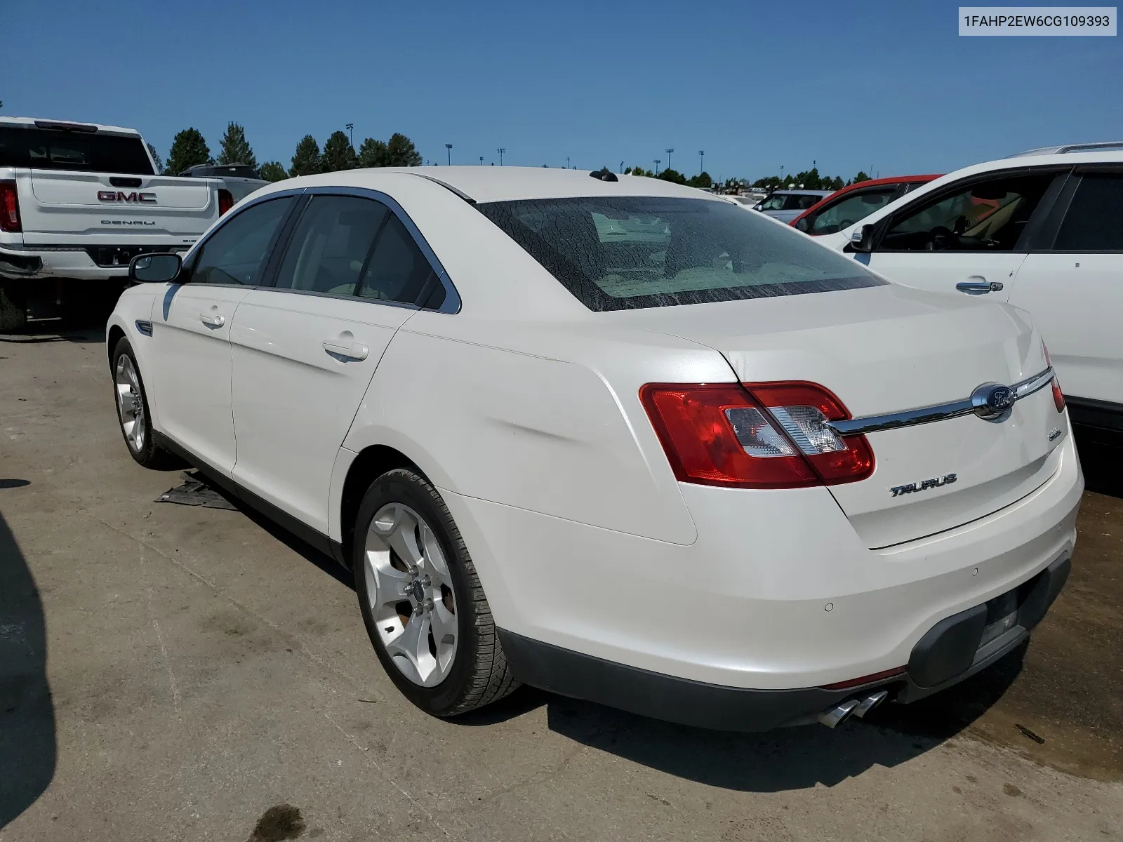 2012 Ford Taurus Sel VIN: 1FAHP2EW6CG109393 Lot: 63689354