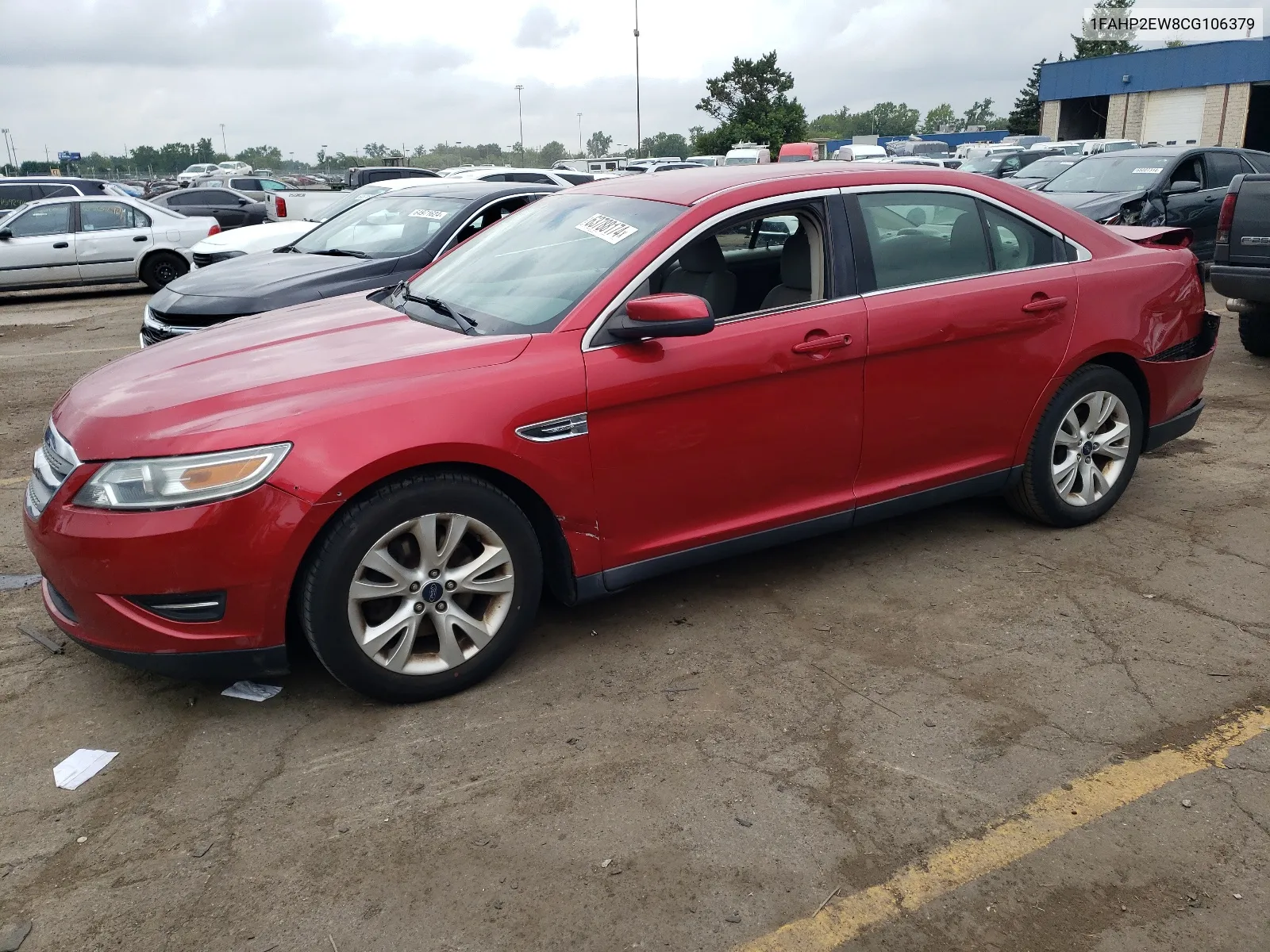 2012 Ford Taurus Sel VIN: 1FAHP2EW8CG106379 Lot: 63788174