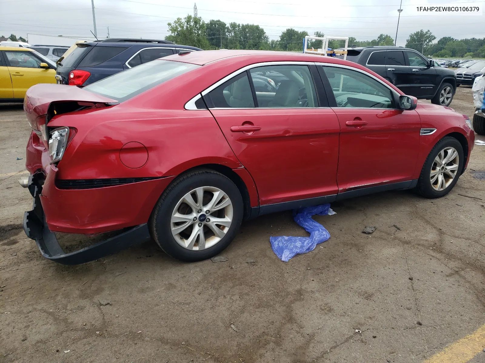 2012 Ford Taurus Sel VIN: 1FAHP2EW8CG106379 Lot: 63788174