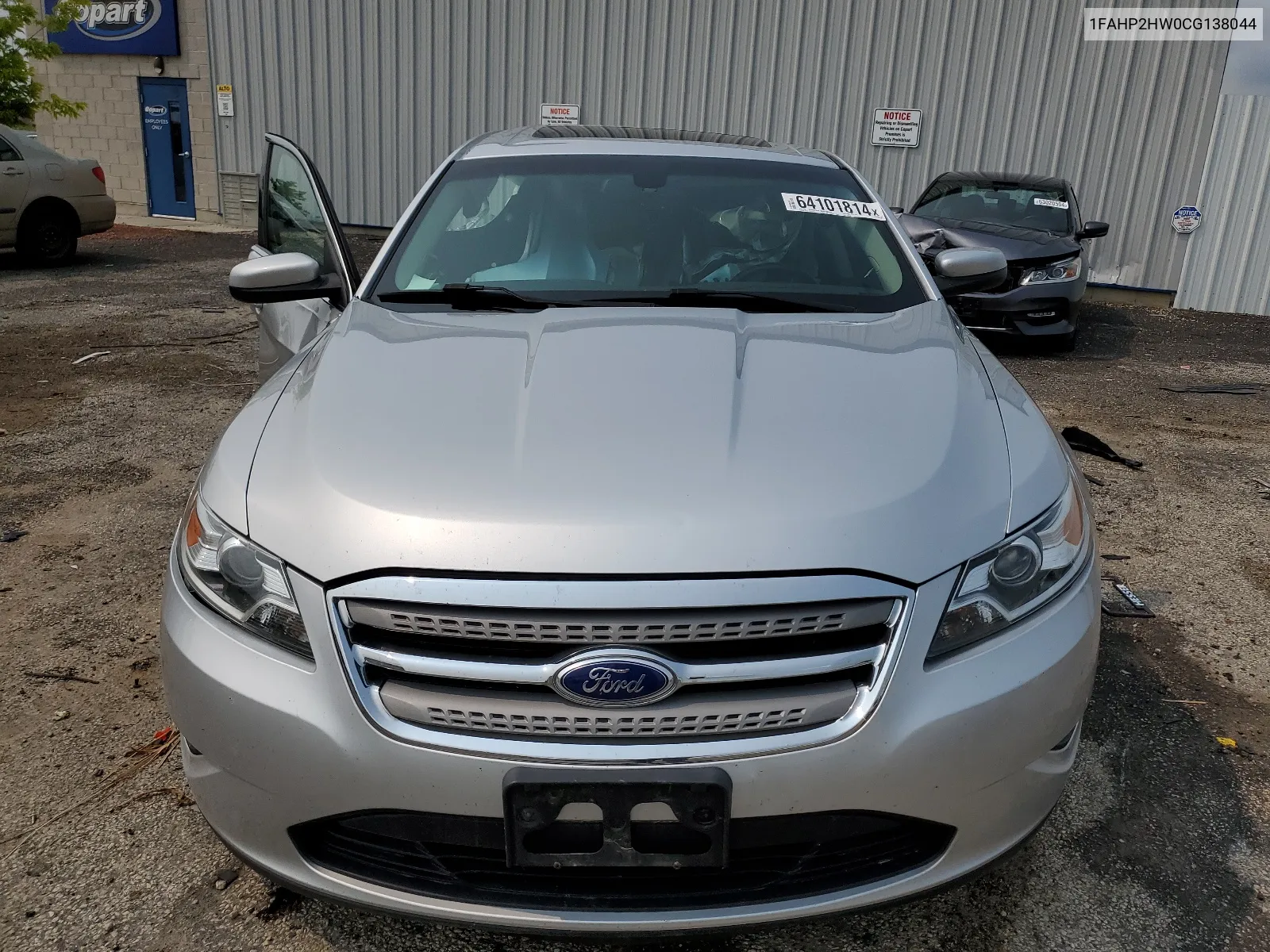 1FAHP2HW0CG138044 2012 Ford Taurus Sel