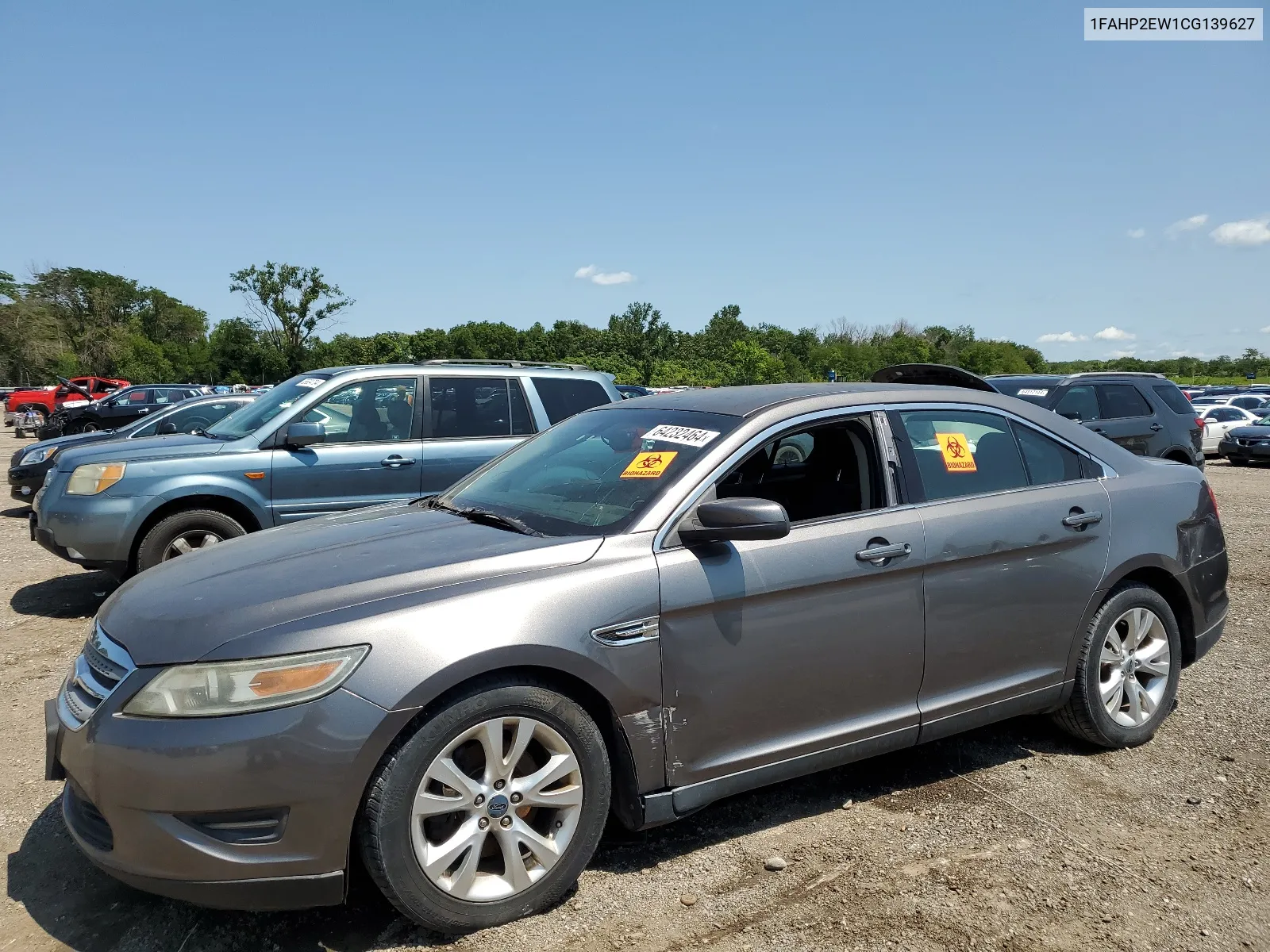 2012 Ford Taurus Sel VIN: 1FAHP2EW1CG139627 Lot: 64232464