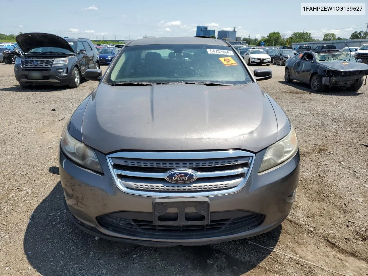 2012 Ford Taurus Sel VIN: 1FAHP2EW1CG139627 Lot: 64232464