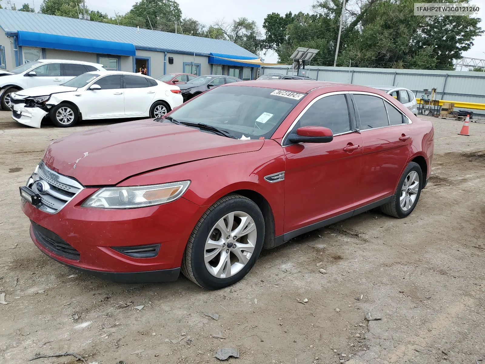 2012 Ford Taurus Sel VIN: 1FAHP2EW3CG121260 Lot: 67049124