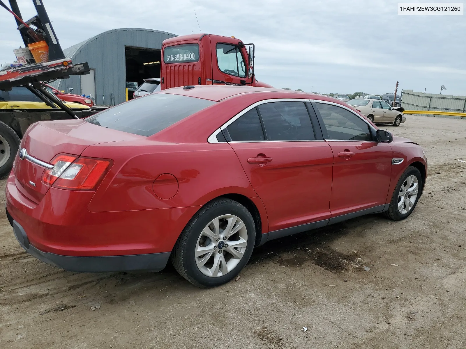 2012 Ford Taurus Sel VIN: 1FAHP2EW3CG121260 Lot: 67049124