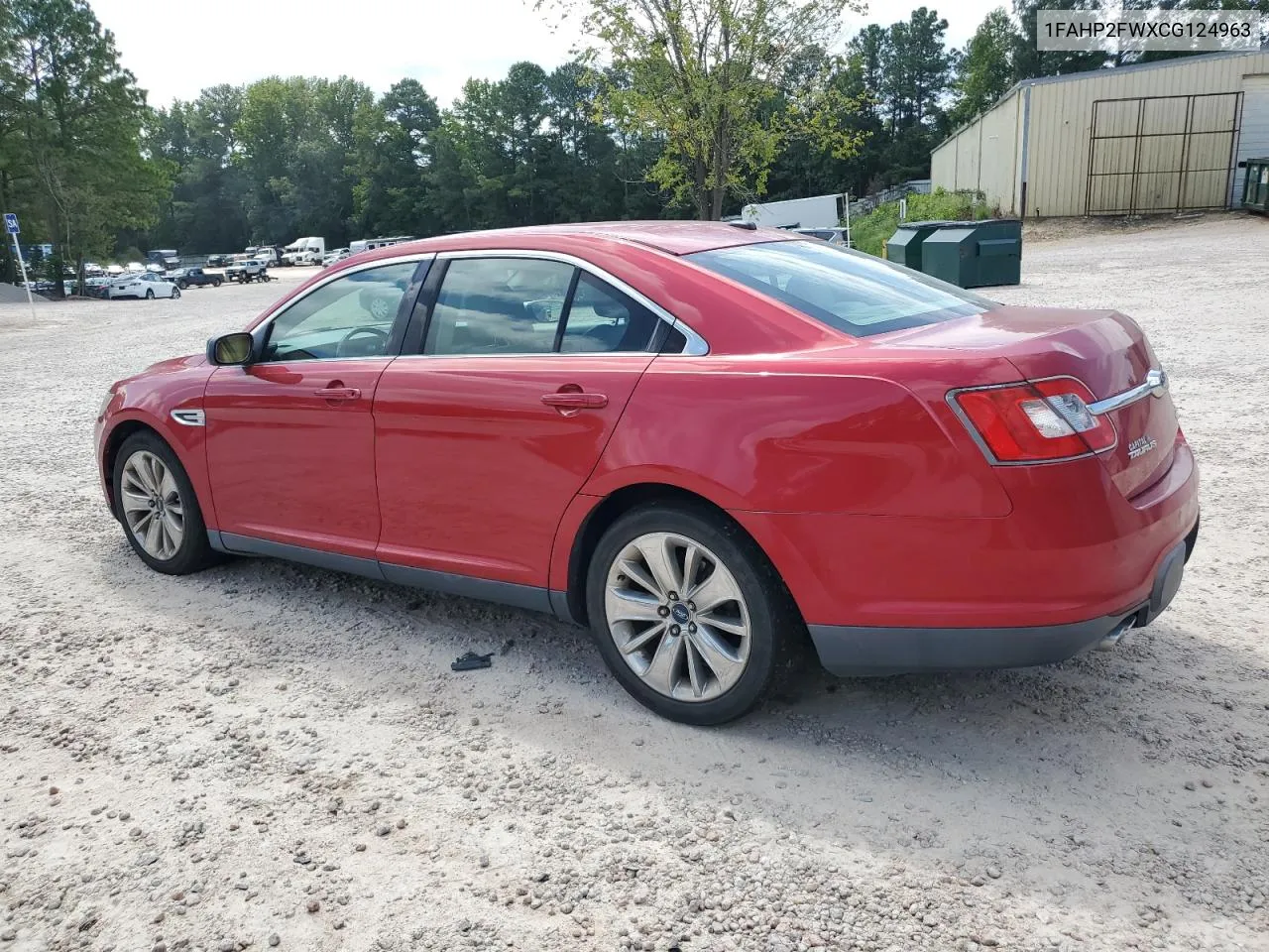 1FAHP2FWXCG124963 2012 Ford Taurus Limited