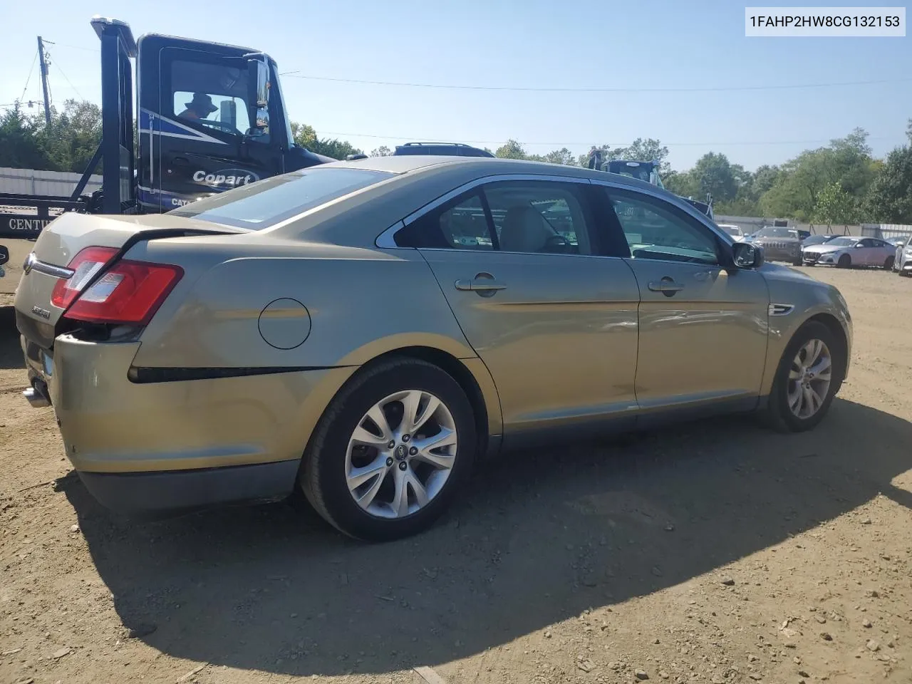 2012 Ford Taurus Sel VIN: 1FAHP2HW8CG132153 Lot: 68413594