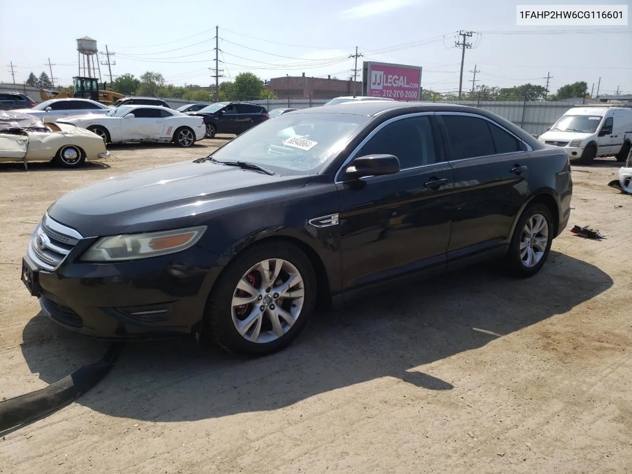 2012 Ford Taurus Sel VIN: 1FAHP2HW6CG116601 Lot: 68948664