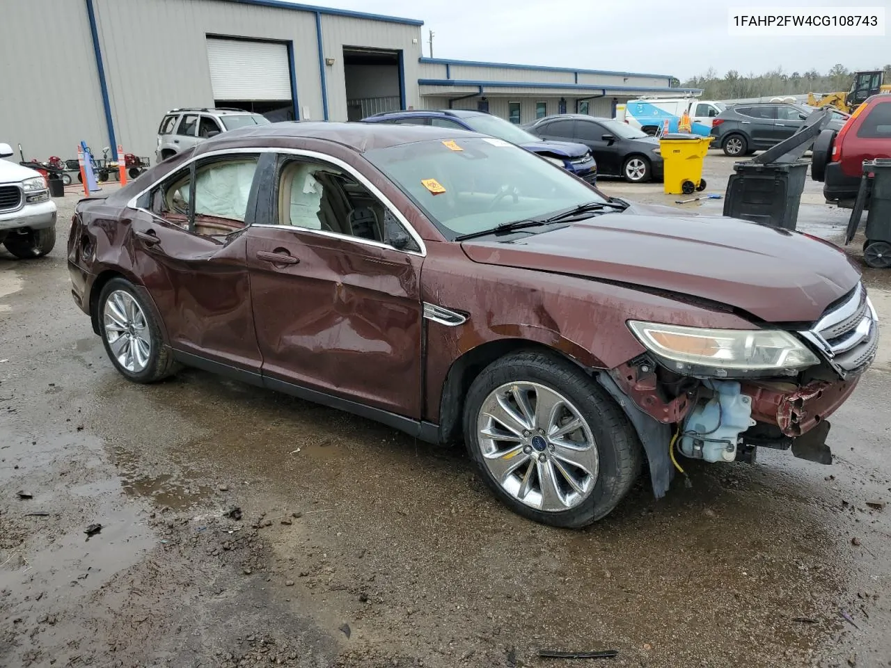 2012 Ford Taurus Limited VIN: 1FAHP2FW4CG108743 Lot: 71163544