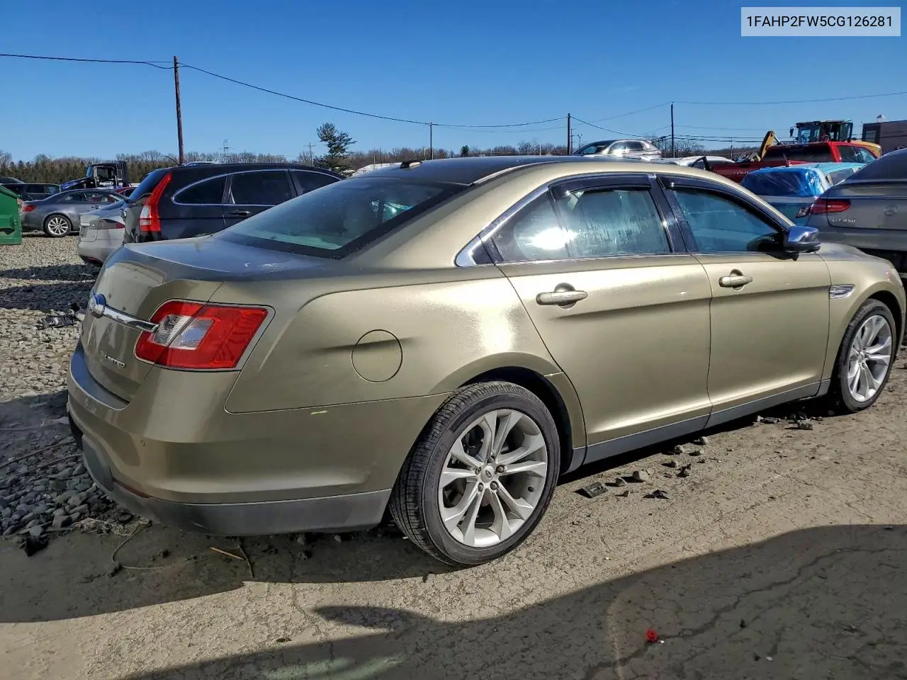 1FAHP2FW5CG126281 2012 Ford Taurus Limited