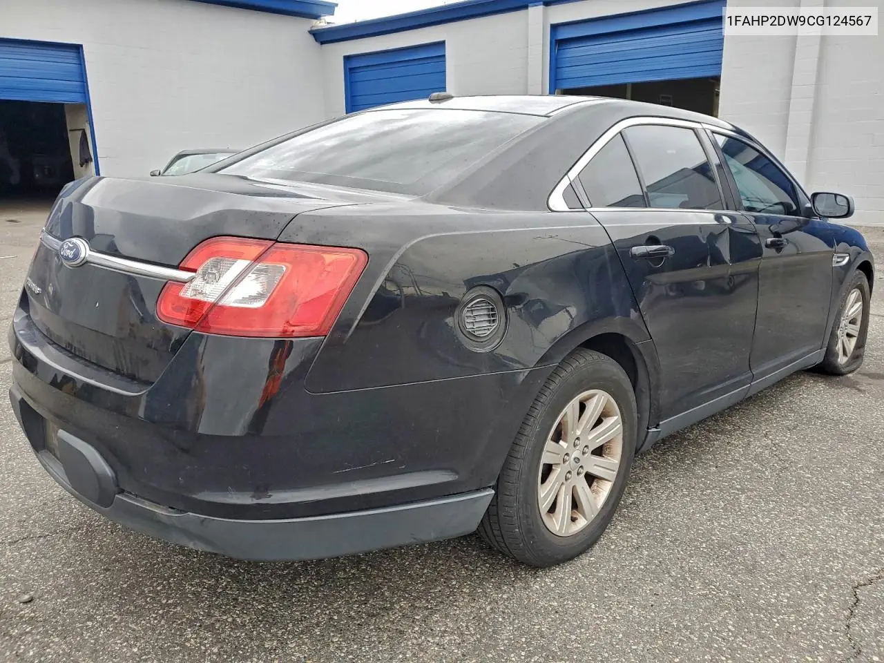1FAHP2DW9CG124567 2012 Ford Taurus Se