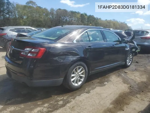 2013 Ford Taurus Se VIN: 1FAHP2D83DG181334 Lot: 49805764