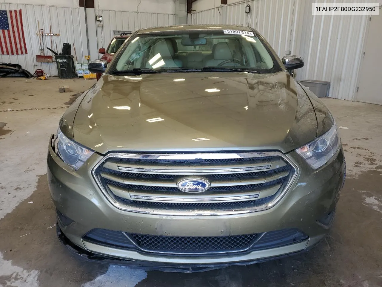 2013 Ford Taurus Limited VIN: 1FAHP2F80DG232950 Lot: 51997314