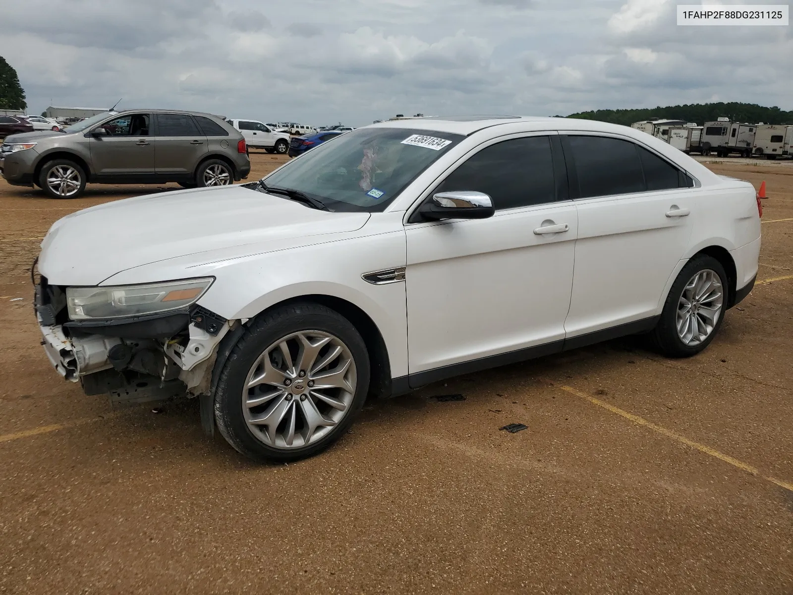 2013 Ford Taurus Limited VIN: 1FAHP2F88DG231125 Lot: 53691634