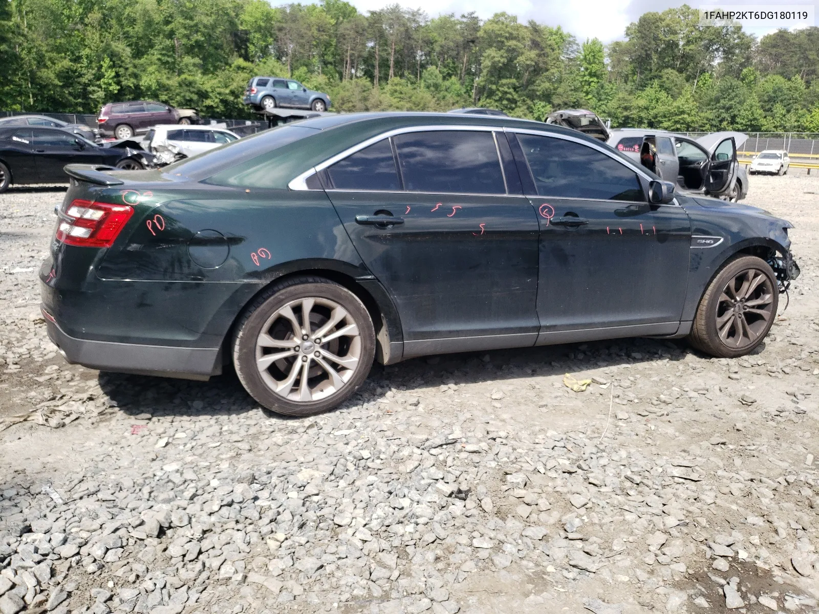 1FAHP2KT6DG180119 2013 Ford Taurus Sho