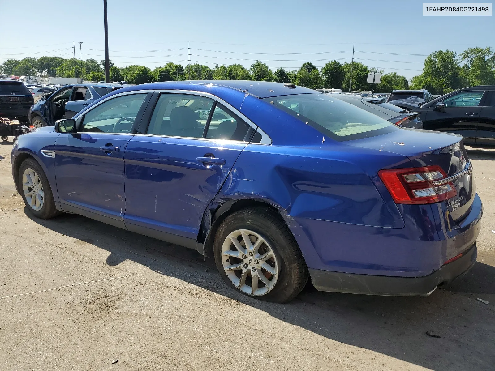 2013 Ford Taurus Se VIN: 1FAHP2D84DG221498 Lot: 57941434