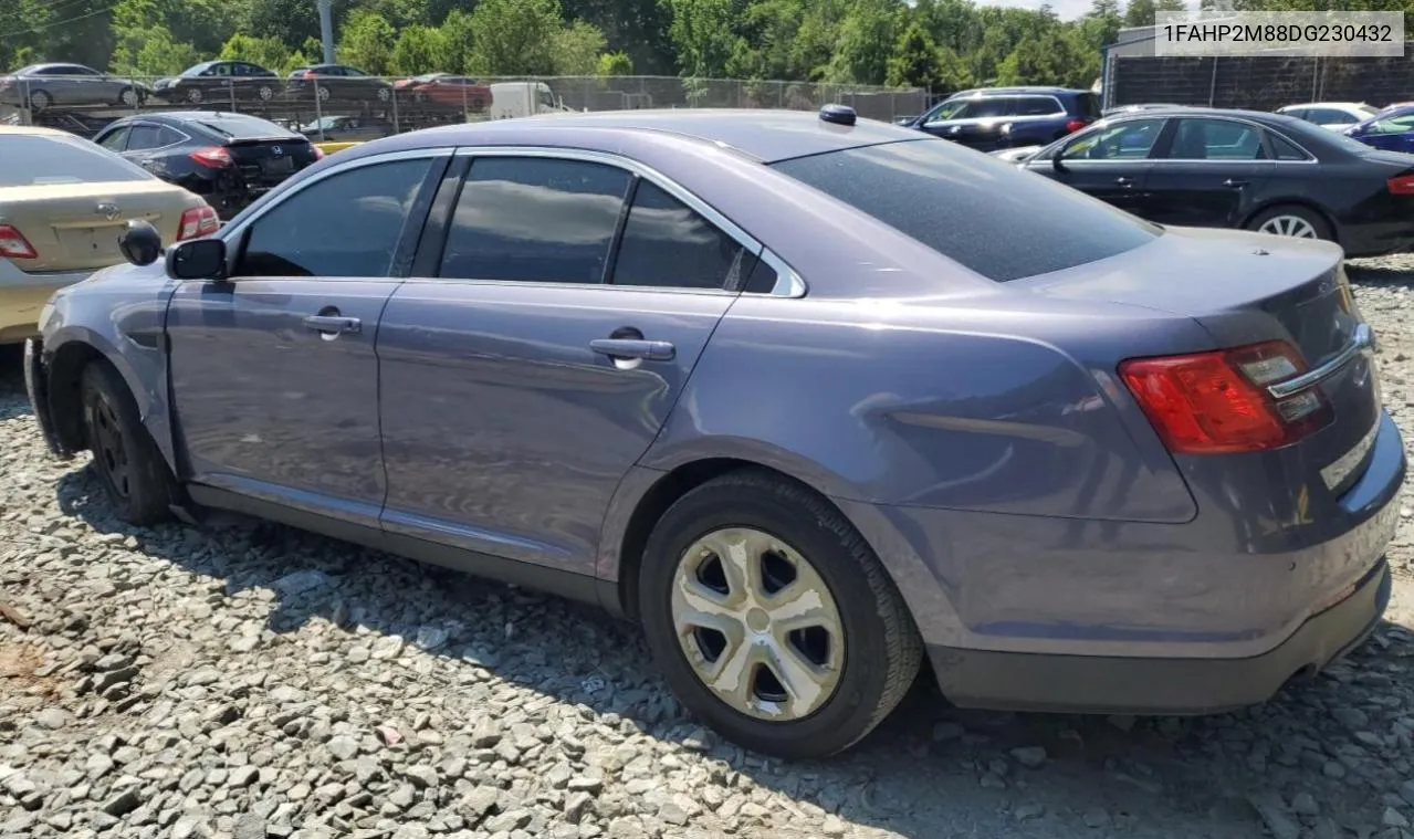 1FAHP2M88DG230432 2013 Ford Taurus Police Interceptor