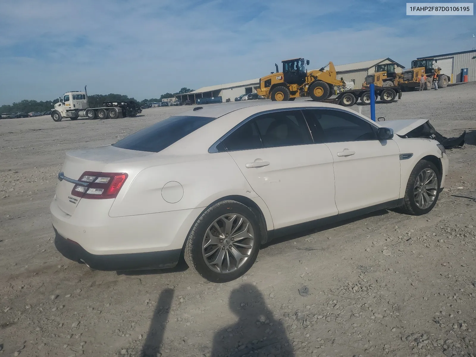 2013 Ford Taurus Limited VIN: 1FAHP2F87DG106195 Lot: 58790554