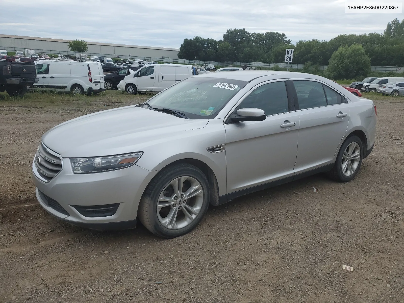 2013 Ford Taurus Sel VIN: 1FAHP2E86DG220867 Lot: 61042964