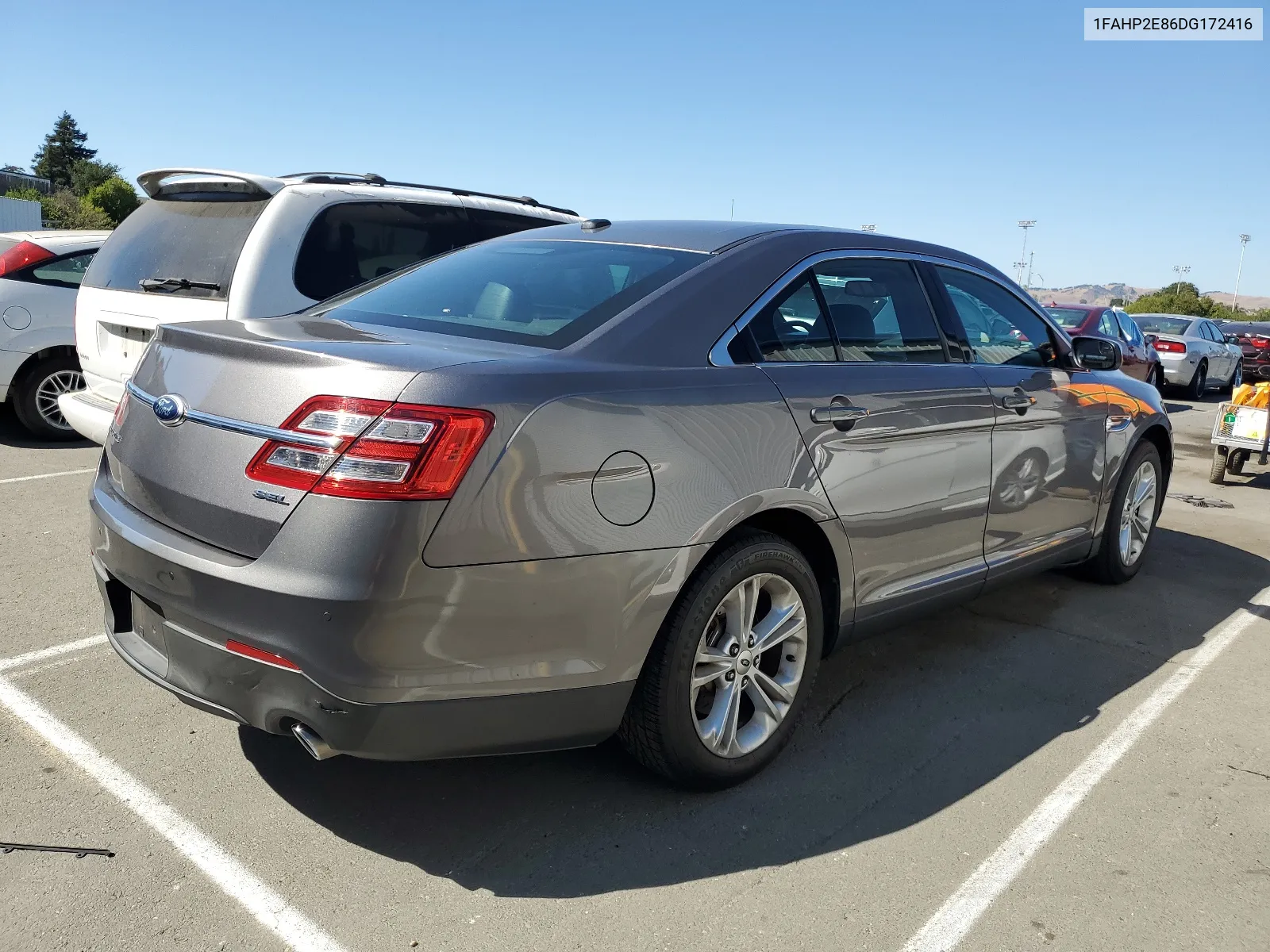 2013 Ford Taurus Sel VIN: 1FAHP2E86DG172416 Lot: 62501474