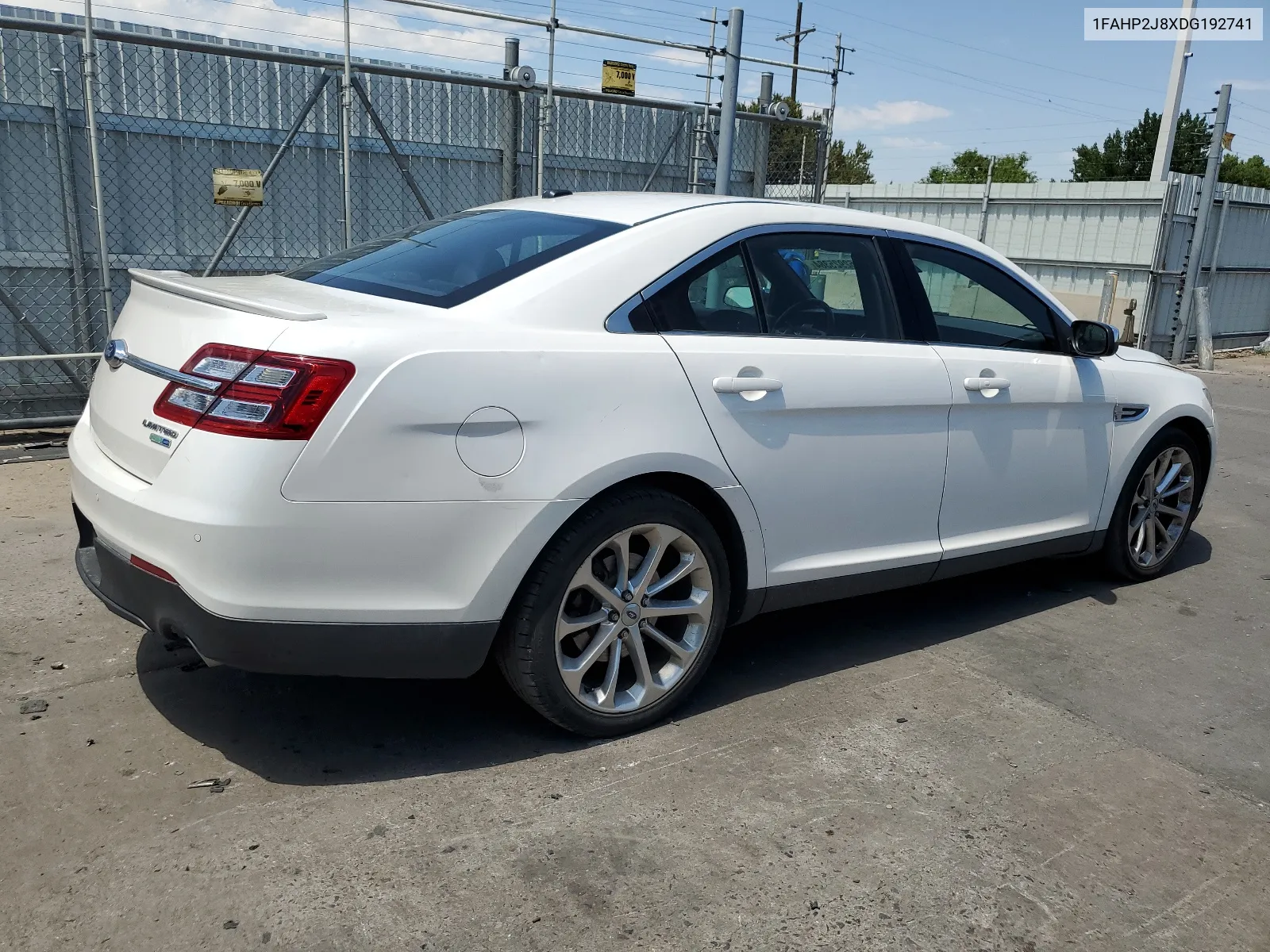 2013 Ford Taurus Limited VIN: 1FAHP2J8XDG192741 Lot: 62925384