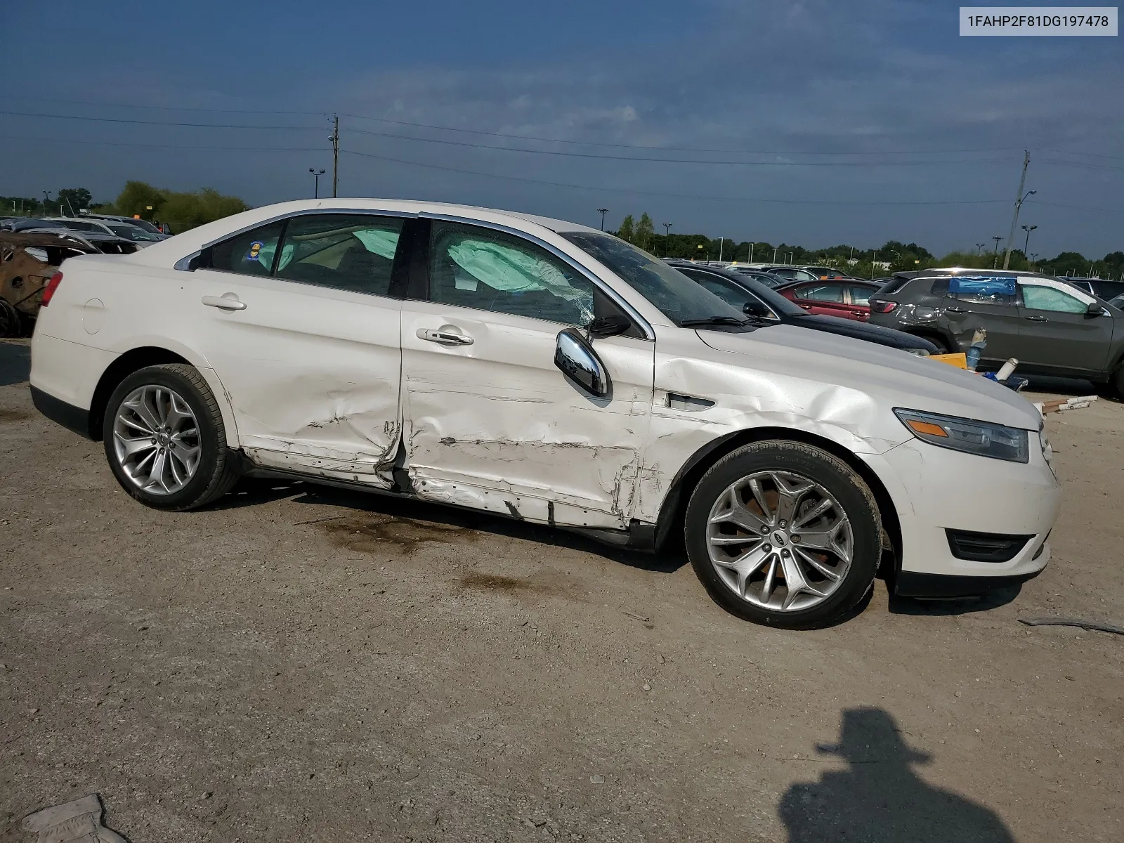 2013 Ford Taurus Limited VIN: 1FAHP2F81DG197478 Lot: 63582364