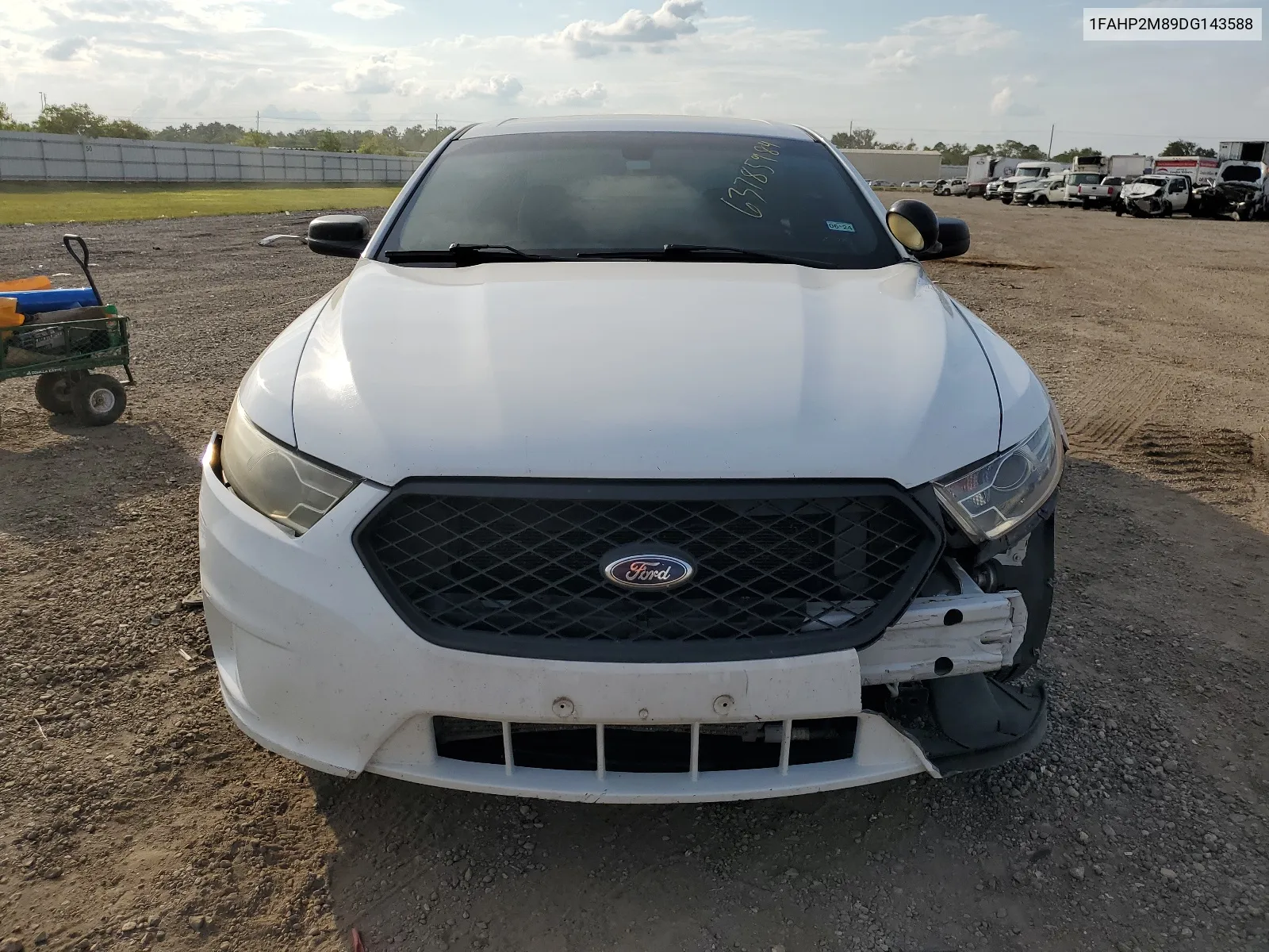 2013 Ford Taurus Police Interceptor VIN: 1FAHP2M89DG143588 Lot: 63785984