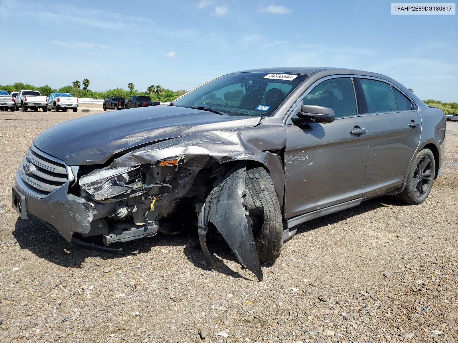 2013 Ford Taurus Sel VIN: 1FAHP2E89DG180817 Lot: 64036944