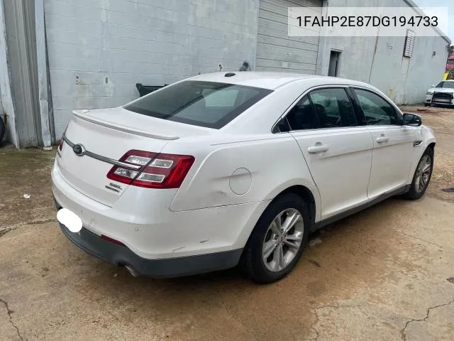 2013 Ford Taurus Sel VIN: 1FAHP2E87DG194733 Lot: 65295344