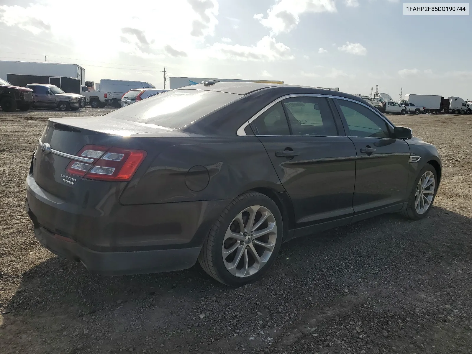 2013 Ford Taurus Limited VIN: 1FAHP2F85DG190744 Lot: 65646174