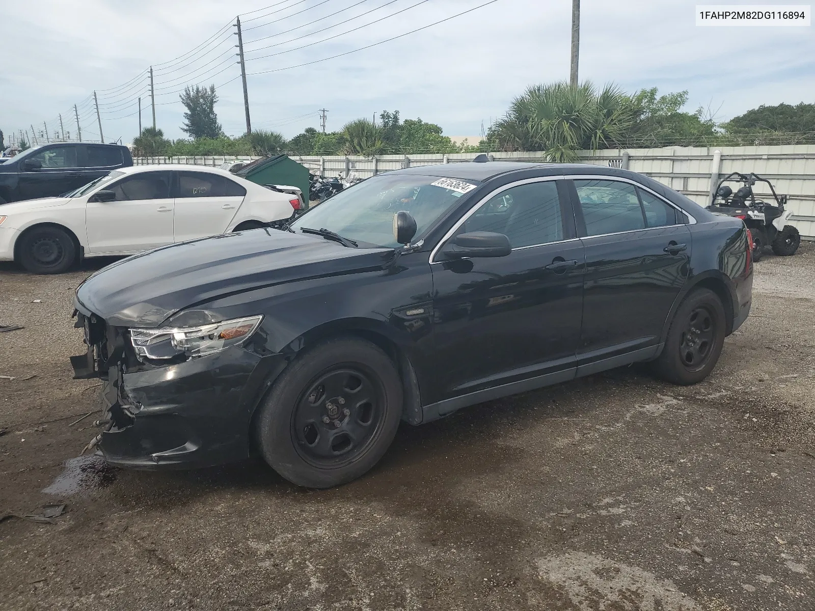 2013 Ford Taurus Police Interceptor VIN: 1FAHP2M82DG116894 Lot: 66163624