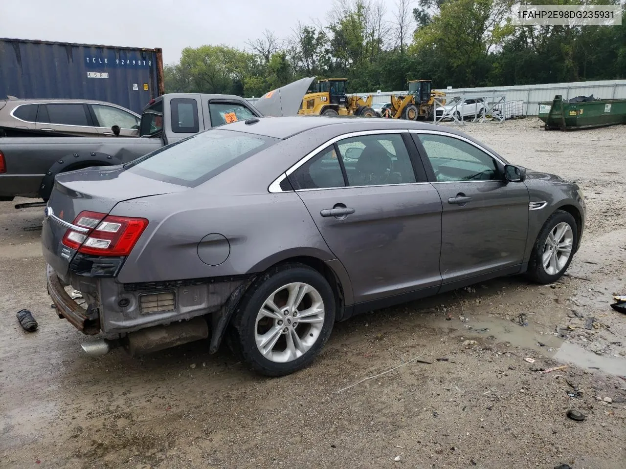 2013 Ford Taurus Sel VIN: 1FAHP2E98DG235931 Lot: 66989424